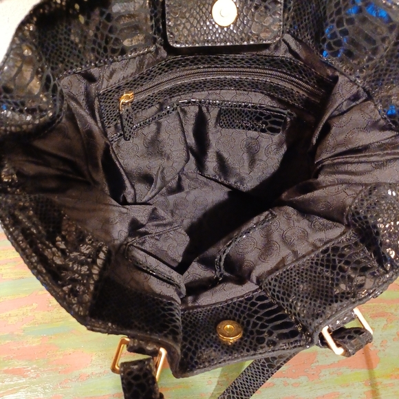 Micheal Kors Kempton Nylon and Leather Trim Shoulder Bag Tote - Picture 12 of 12